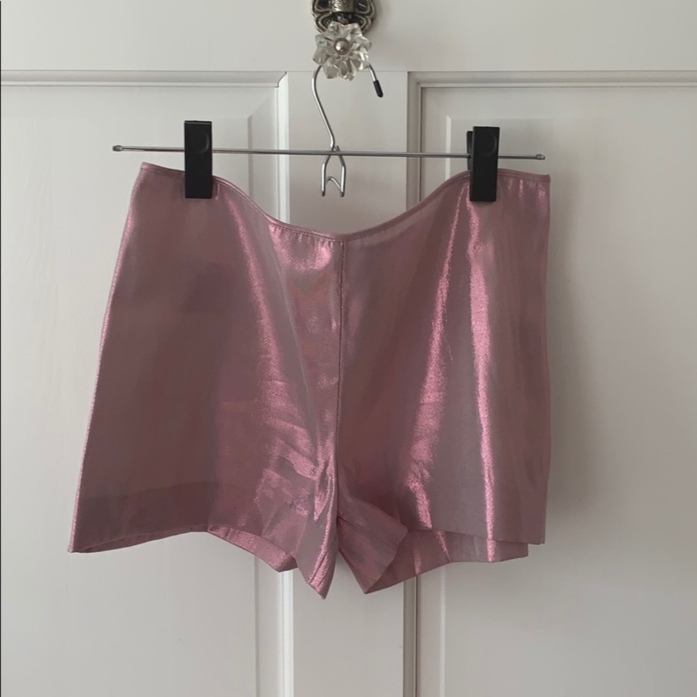 Metallic AEFFE shorts.   Size 2.